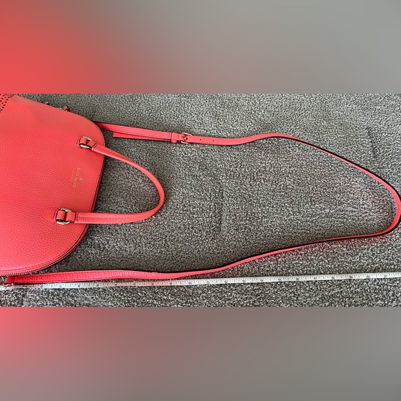 Kate Spade Salmon Pink Crossbody Style Purse. - Picture 7 of 11